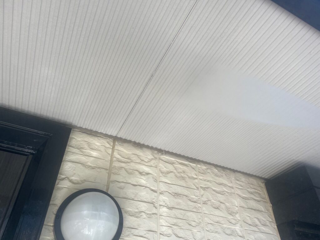 軒天高圧ジェット洗浄